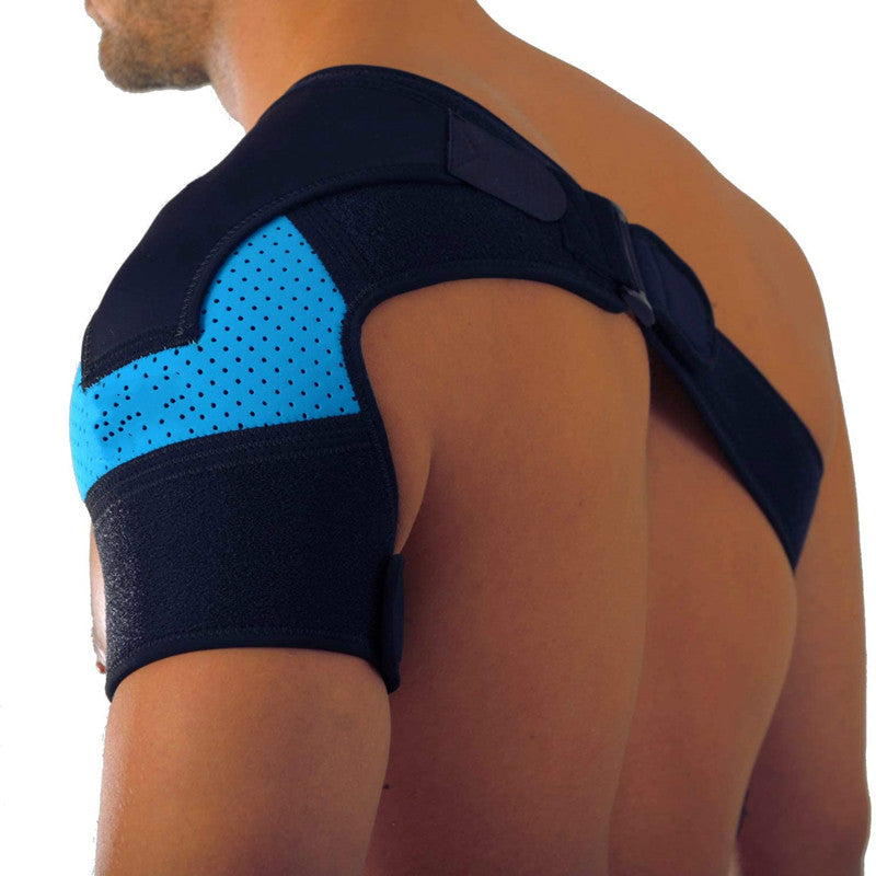 Breathable And Ice Pack Sports Shoulder Pads Shoulder Brace With Pressure Pad Suitable For Both Men And Women Adjustable Shoulder Brace For Left And Right Shoulder Protect