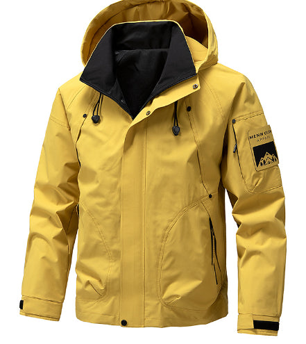 Mens Sporty Casual Cottonpadded CoatMens Workwear Jacket Mens Winter Cottonpadded Outerwear